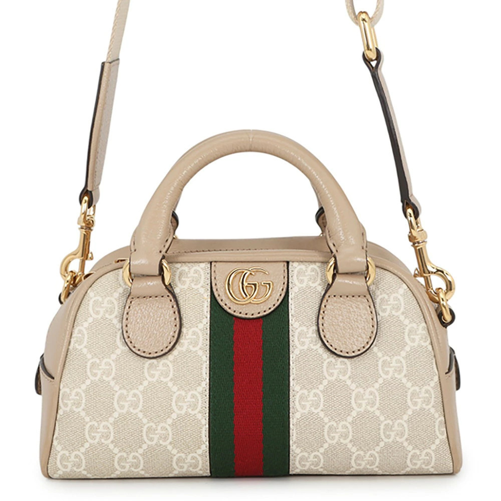 Gucci Ophidia GG Supreme Leather Handbag Shoulder Boston